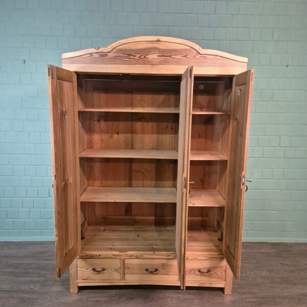 Kast Kledingkast Jugendstil 1910 Grenen - Afbeelding 7