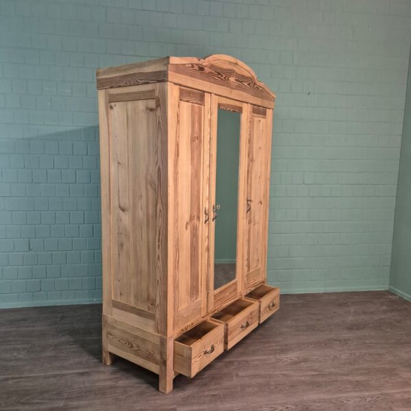 Kast Kledingkast Jugendstil 1910 Grenen - Afbeelding 10
