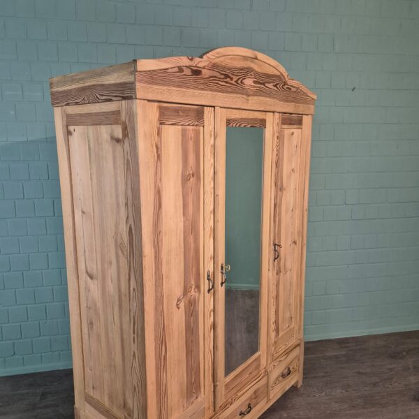 Kast Kledingkast Jugendstil 1910 Grenen - Afbeelding 4