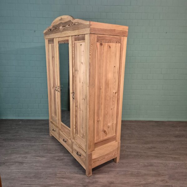 Kast Kledingkast Jugendstil 1910 Grenen - Afbeelding 3