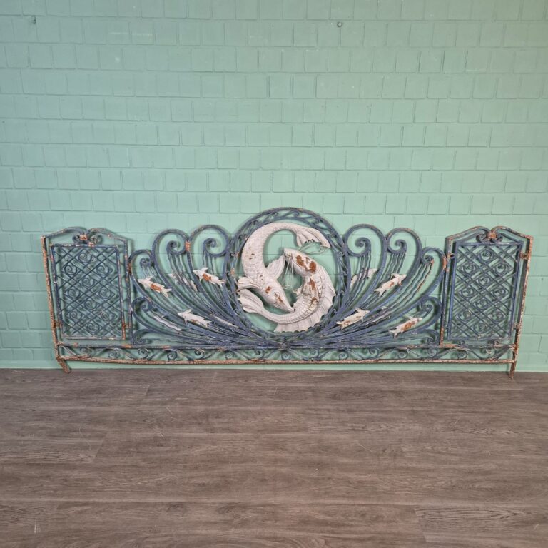 Balkonhekwerk Jugendstil 1900 Smeedijzer - Afbeelding 3