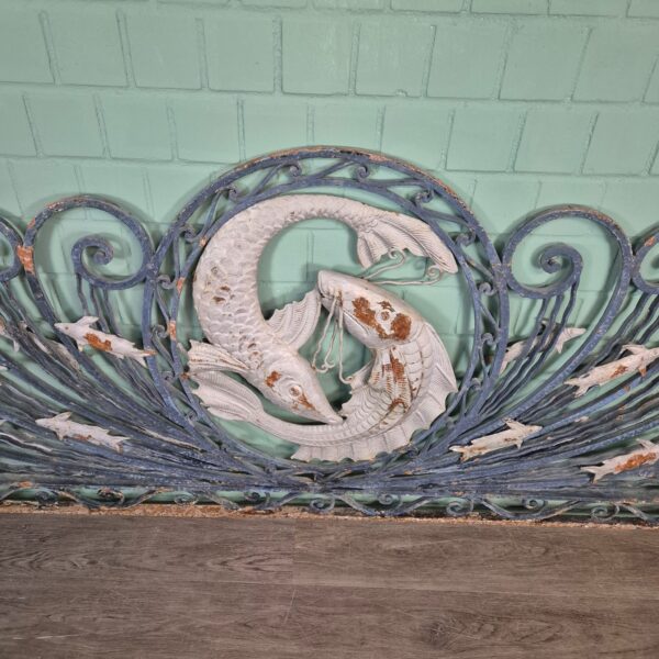 Balkonhekwerk Jugendstil 1900 Smeedijzer - Afbeelding 5