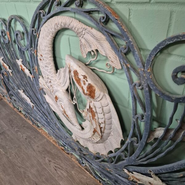 Balkonhekwerk Jugendstil 1900 Smeedijzer - Afbeelding 11