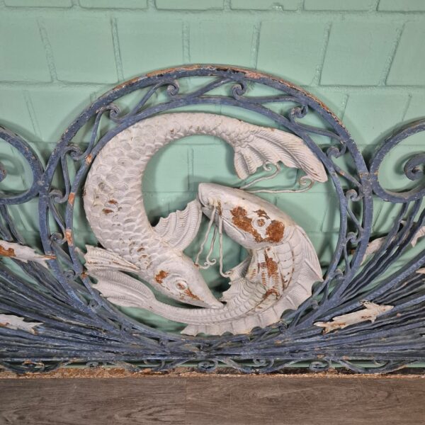 Balkonhekwerk Jugendstil 1900 Smeedijzer - Afbeelding 6