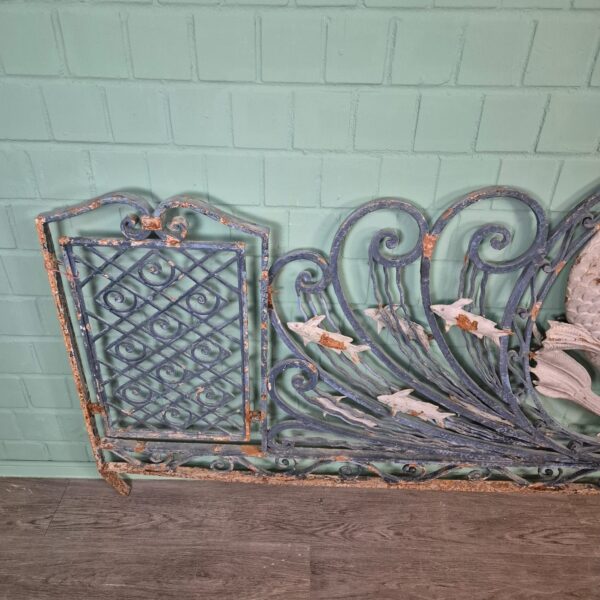 Balkonhekwerk Jugendstil 1900 Smeedijzer - Afbeelding 2
