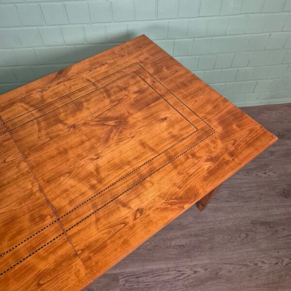 Eettafel met Glasplaat Jugendstil 1900 Essen Hout - Afbeelding 7
