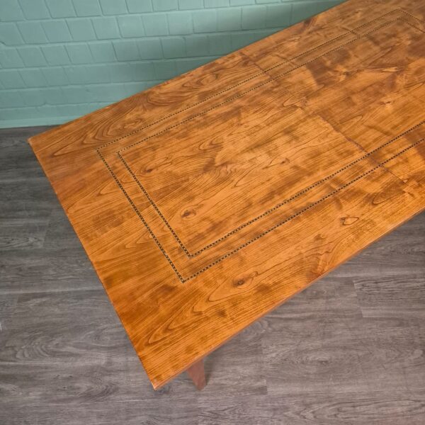 Eettafel met Glasplaat Jugendstil 1900 Essen Hout - Afbeelding 4