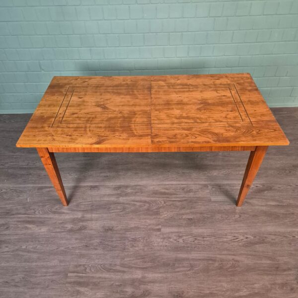 Eettafel met Glasplaat Jugendstil 1900 Essen Hout - Afbeelding 2