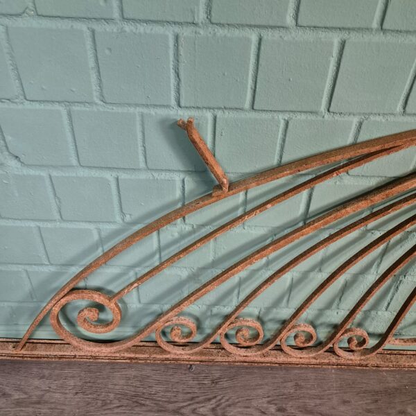Sierhekwerk Jugendstil 1900 Smeedijzer 2,70 m x 0,70 m - Afbeelding 3