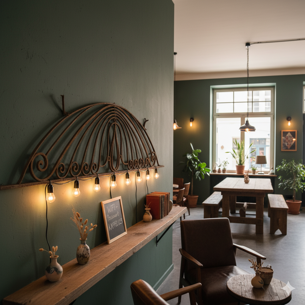 Sierhekwerk Jugendstil 1900 Smeedijzer 2,70 m x 0,70 m - Afbeelding 2