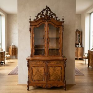 Vitrine Servieskast Louis Philippe 1880 Mahonie