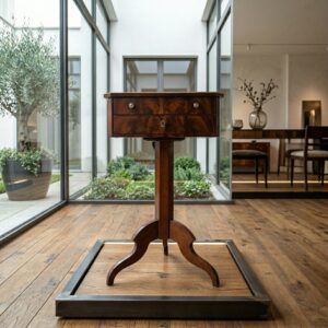 Naaitafeltje Biedermeier 1830 Mahonie