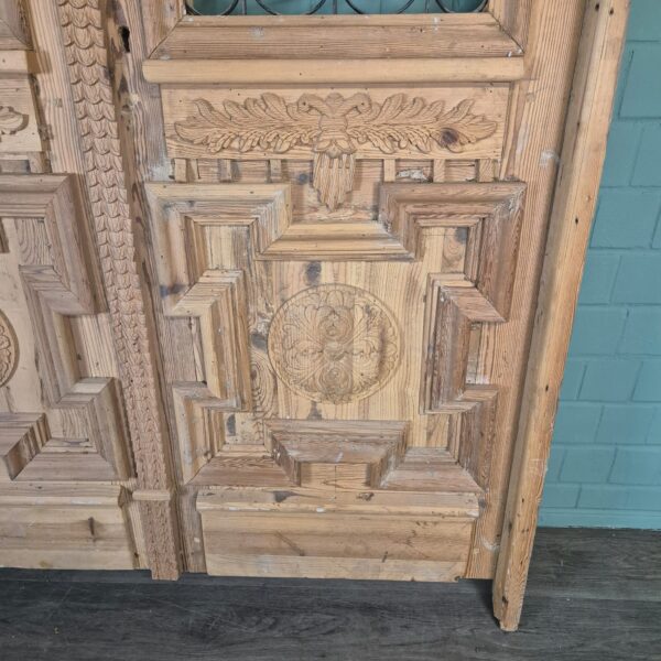 Huisdeur Voordeur Deur Jugendstil 1900 Grenen - Afbeelding 7