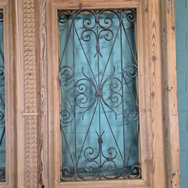 Huisdeur Voordeur Deur Jugendstil 1900 Grenen - Afbeelding 5
