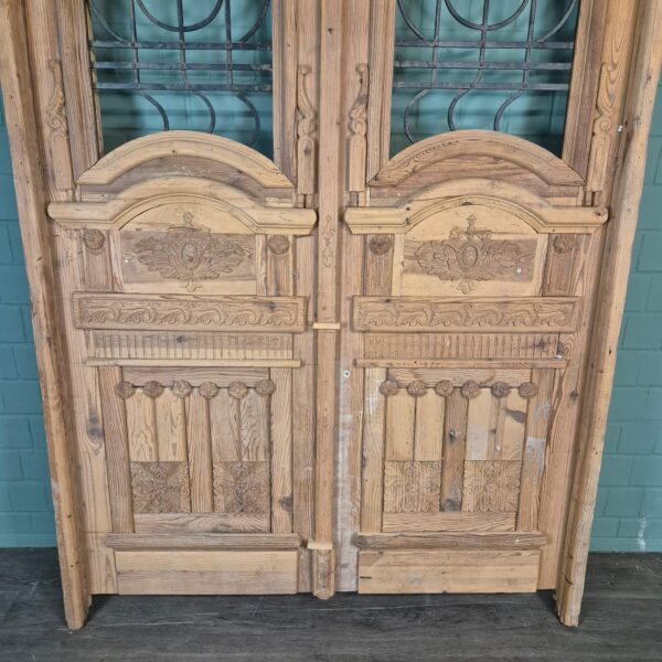 Voordeur Deur Huisdeur Jugendstil 1900 Grenen - Afbeelding 10
