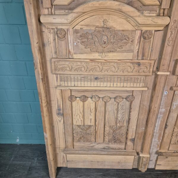 Voordeur Deur Huisdeur Jugendstil 1900 Grenen - Afbeelding 11