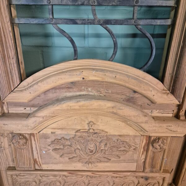 Voordeur Deur Huisdeur Jugendstil 1900 Grenen - Afbeelding 9