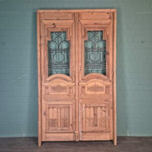 Voordeur Deur Huisdeur Jugendstil 1900 Grenen