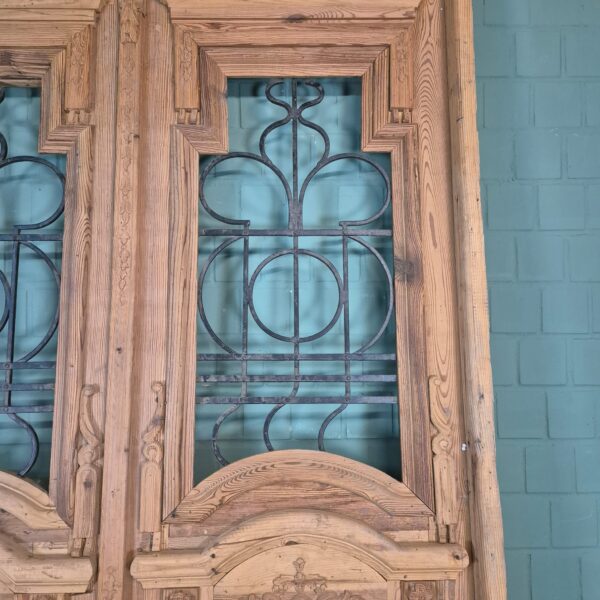 Voordeur Deur Huisdeur Jugendstil 1900 Grenen - Afbeelding 5