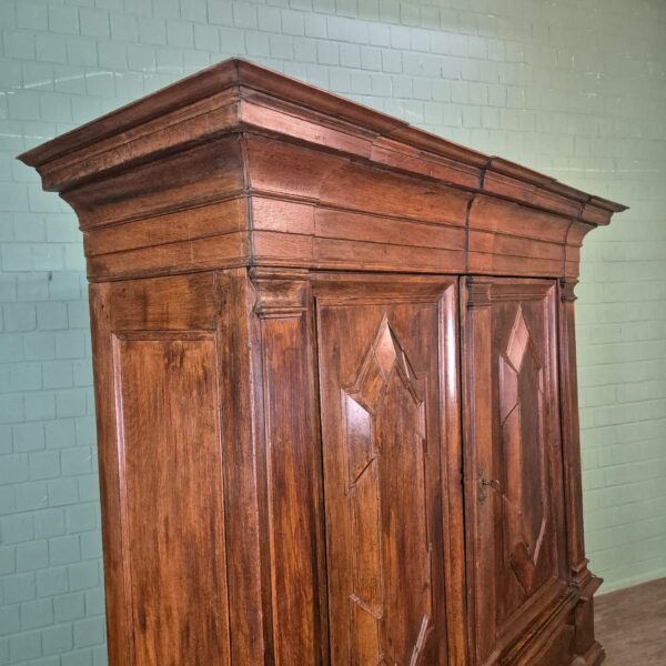 Kast Kledingkast Barok 1750 Eiken - Afbeelding 4