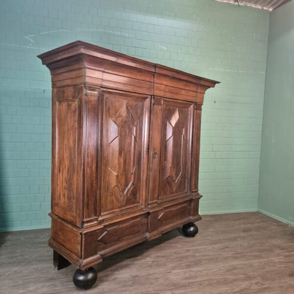 Kast Kledingkast Barok 1750 Eiken