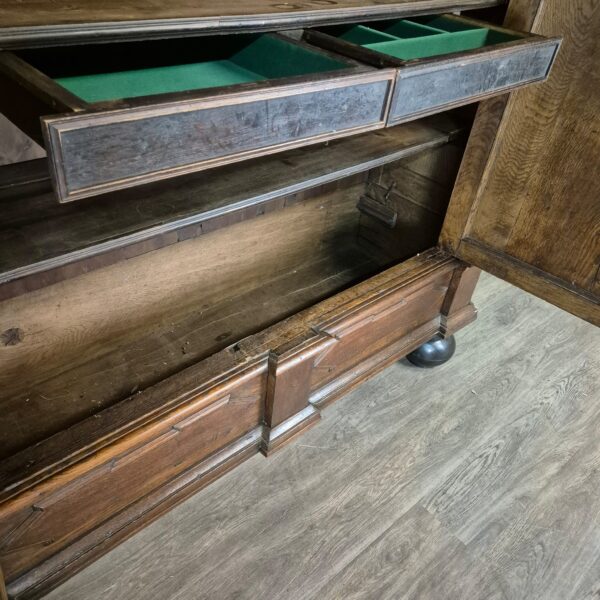 Kast Kledingkast Barok 1750 Eiken - Afbeelding 19