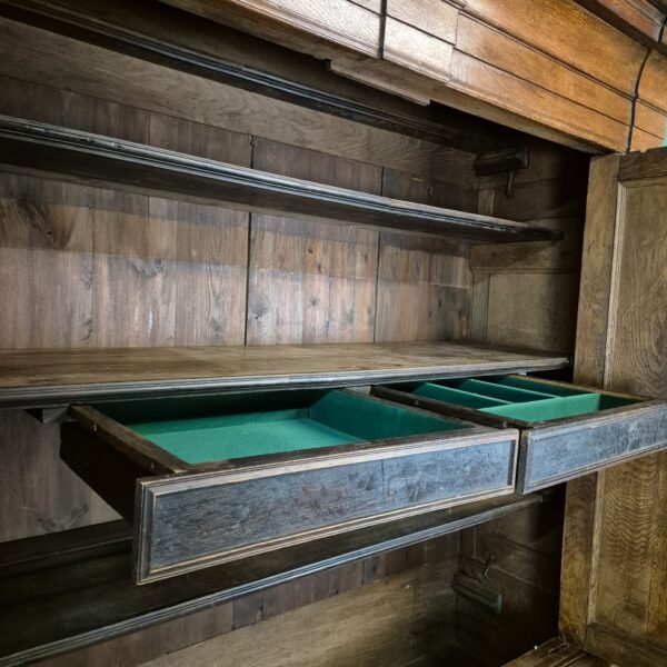 Kast Kledingkast Barok 1750 Eiken - Afbeelding 14