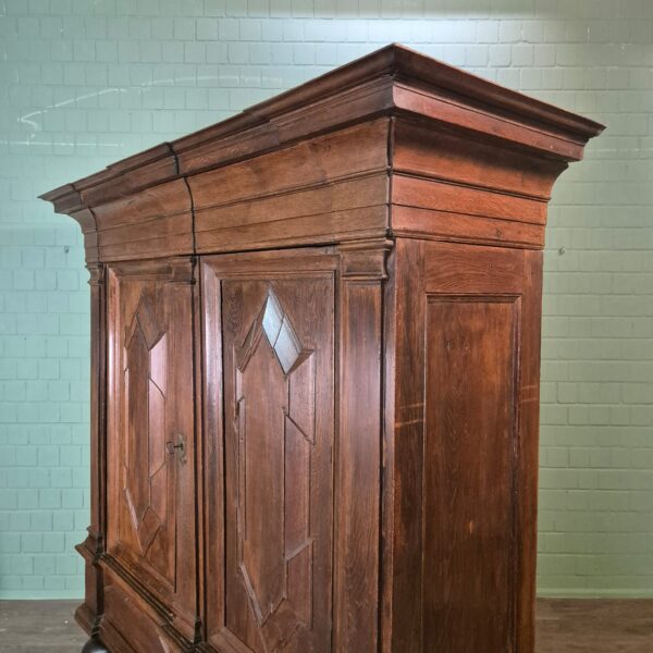 Kast Kledingkast Barok 1750 Eiken - Afbeelding 7