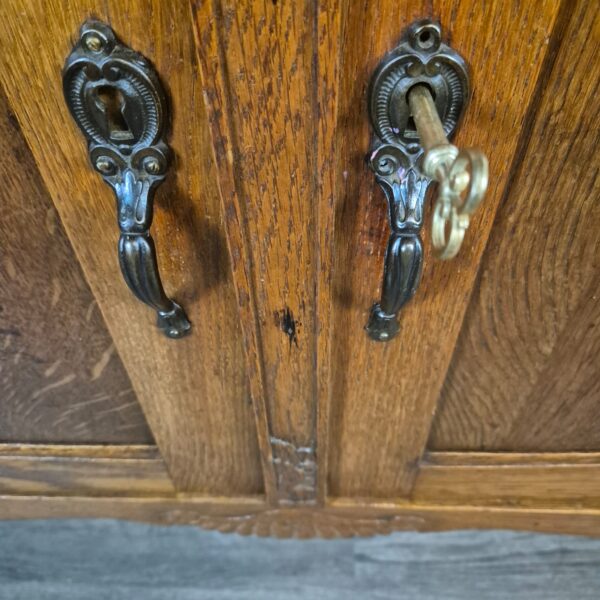 Buffetkast Kast Jugendstil 1920 Eiken - Afbeelding 5