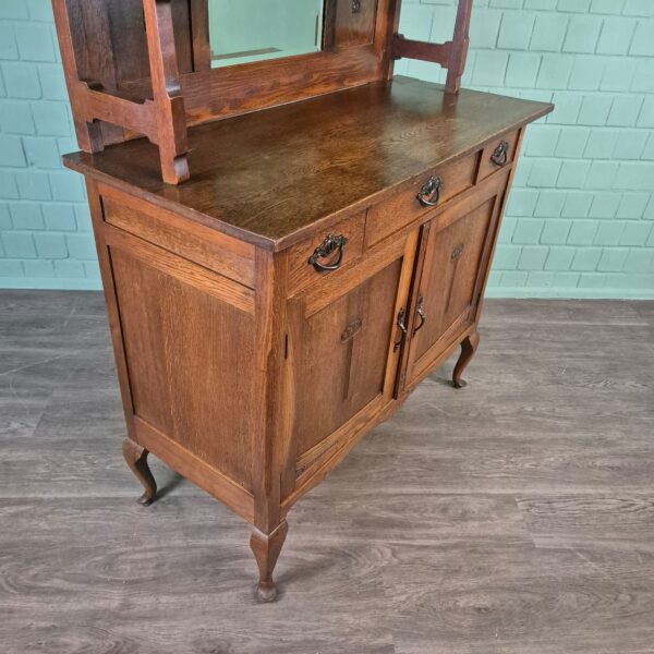 Buffetkast Kast Jugendstil 1920 Eiken - Afbeelding 4