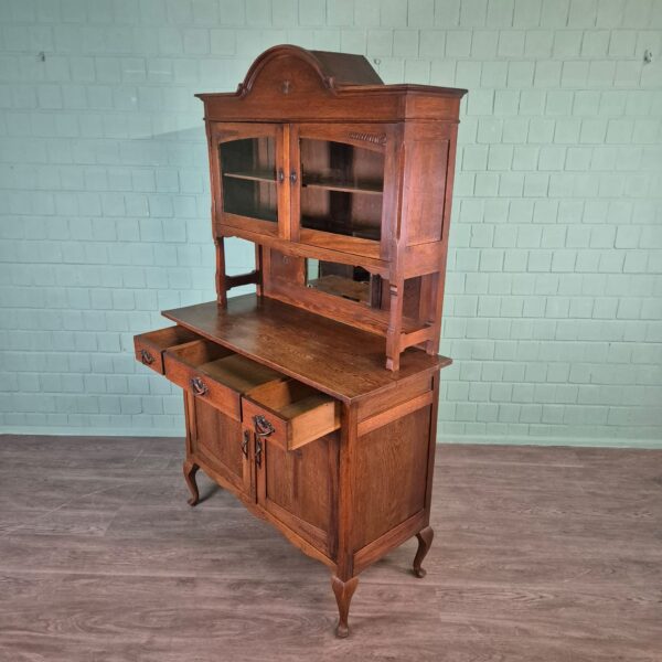 Buffetkast Kast Jugendstil 1920 Eiken - Afbeelding 11