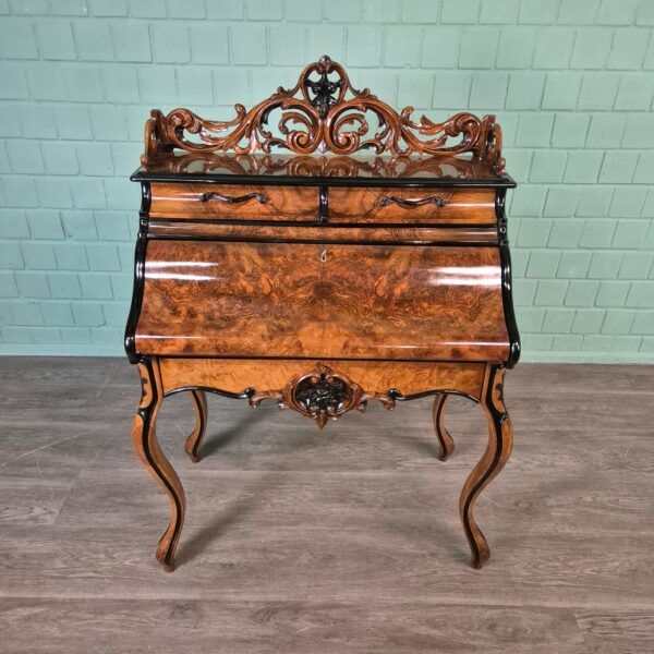 Secretaire Louis Philippe 1860 Noten - Afbeelding 2