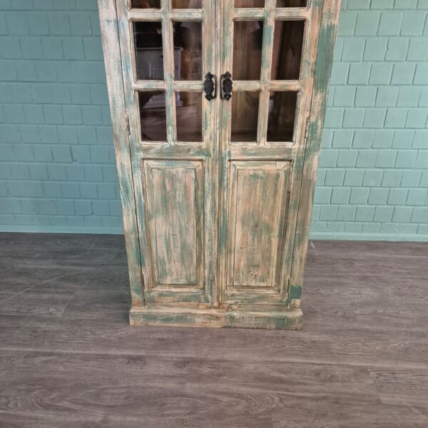 Vitrine Boekenkast Massief Hout 0,90 m - Afbeelding 5