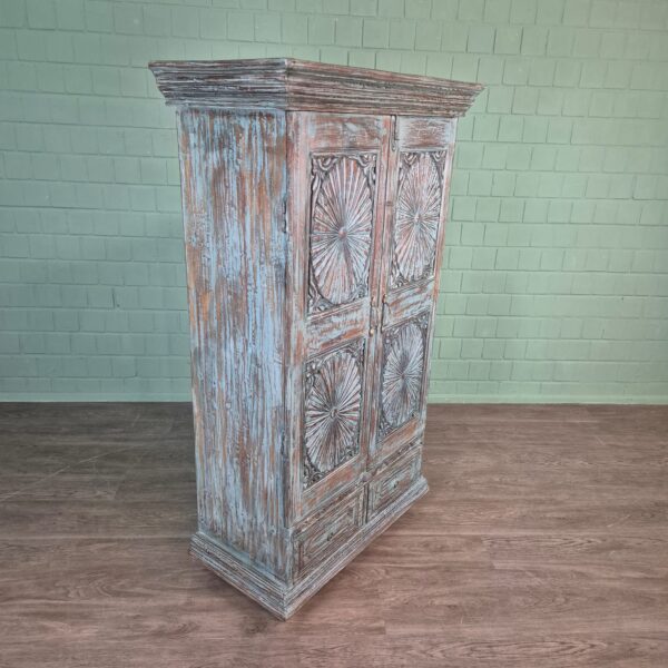 Kast Massief Hout Shabby-Chic 0,95 m - Afbeelding 3