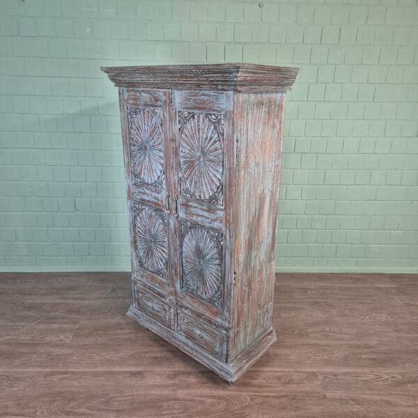 Kast Massief Hout Shabby-Chic 0,95 m - Afbeelding 4