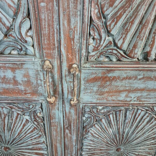 Kast Massief Hout Shabby-Chic 0,95 m - Afbeelding 6