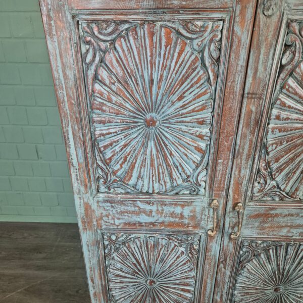 Kast Massief Hout Shabby-Chic 0,95 m - Afbeelding 5