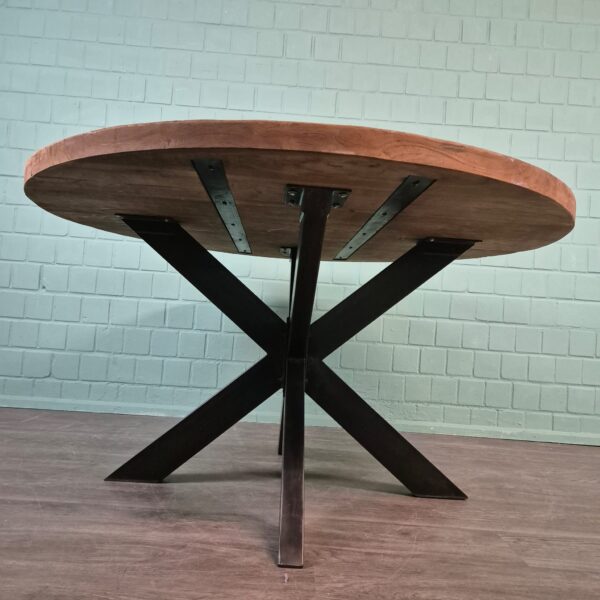 Eettafel Tafel Teakhout Ø 1,40 m - Afbeelding 8