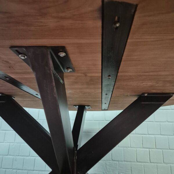 Eettafel Tafel Teakhout Ø 1,40 m - Afbeelding 10