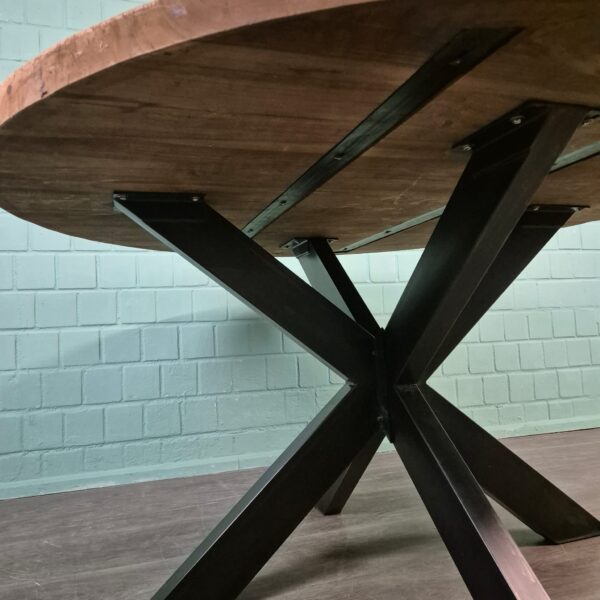 Eettafel Tafel Teakhout Ø 1,40 m - Afbeelding 9