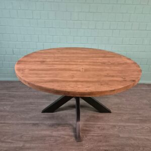 Eettafel Tafel Teakhout Ø 1,40 m