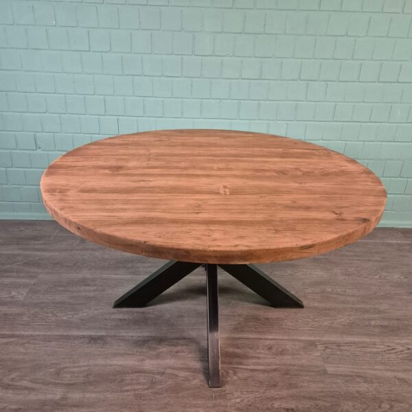 Eettafel Tafel Teakhout Ø 1,40 m