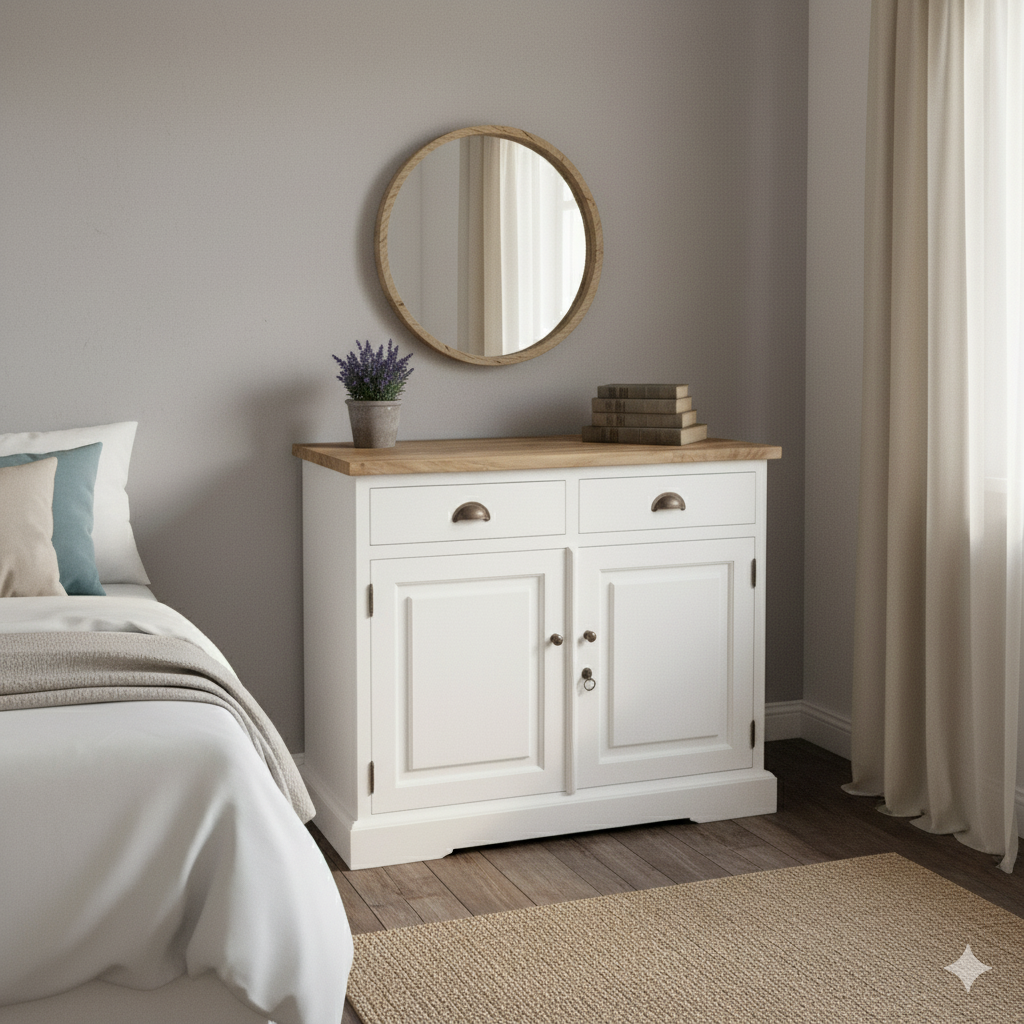 Dressoir Sideboard Teak 1,00 m - Afbeelding 2