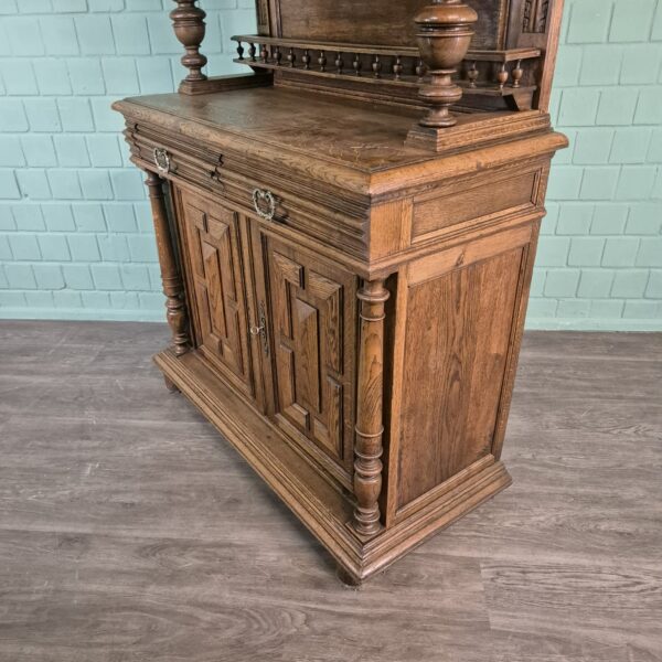 Buffetkast Kast Gründerzeit 1880 Eiken - Afbeelding 6