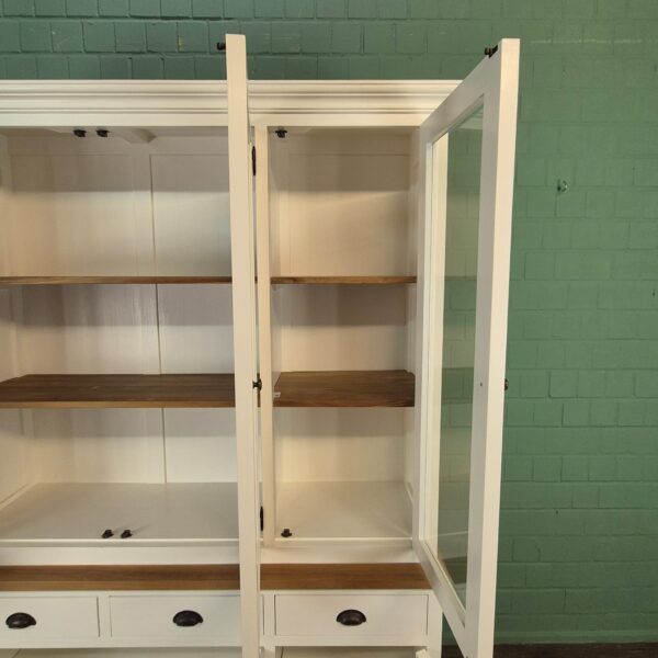 Vitrine Servieskast Teak 1,54 m - Afbeelding 9