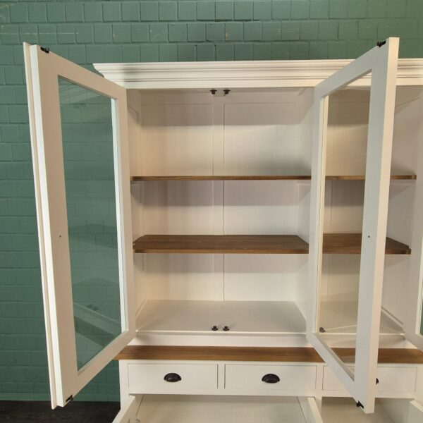 Vitrine Servieskast Teak 1,54 m - Afbeelding 8