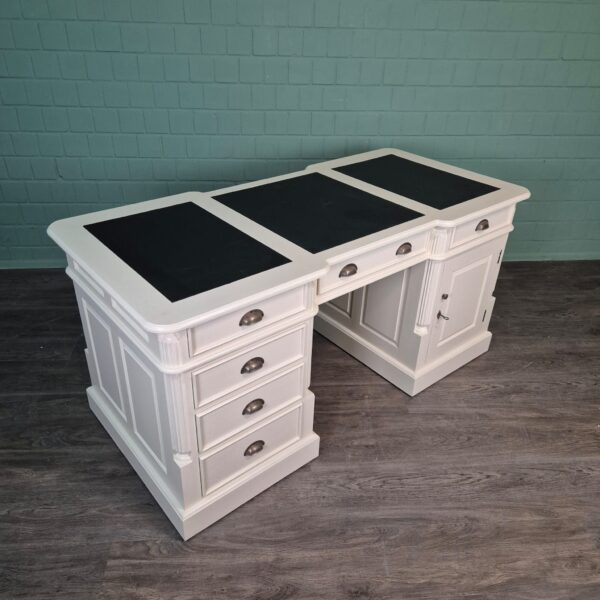 Bureau Teak Wit 1,70 m