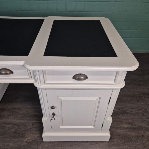 Bureau Teak Wit 1,70 m - Afbeelding 5