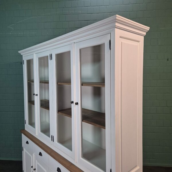 Vitrine Servieskast Teak 2,00 m - Afbeelding 9