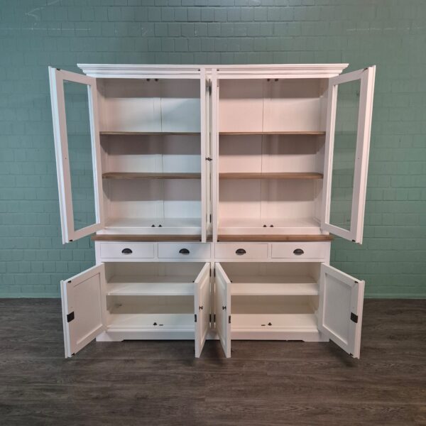 Vitrine Servieskast Teak 2,00 m - Afbeelding 11